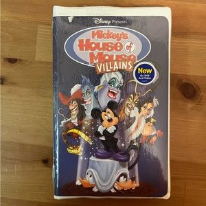Disney Mickey Mouse villains sealed vhs